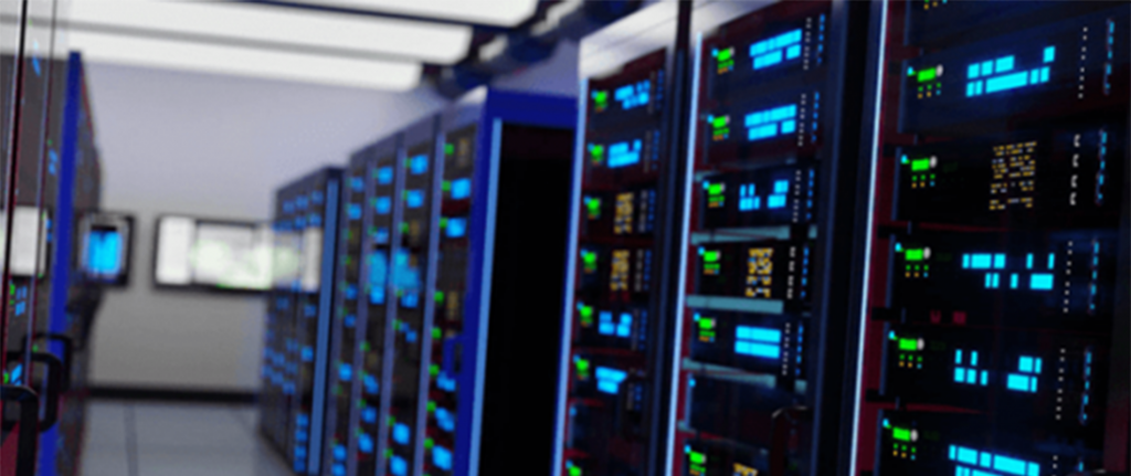 Baies de serveurs et infrastructure informatique